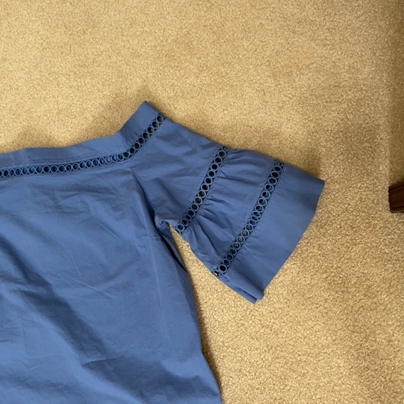 Michael Kors Off Shoulder Bop Blouse Bell Sleeves - Picture 6 of 7